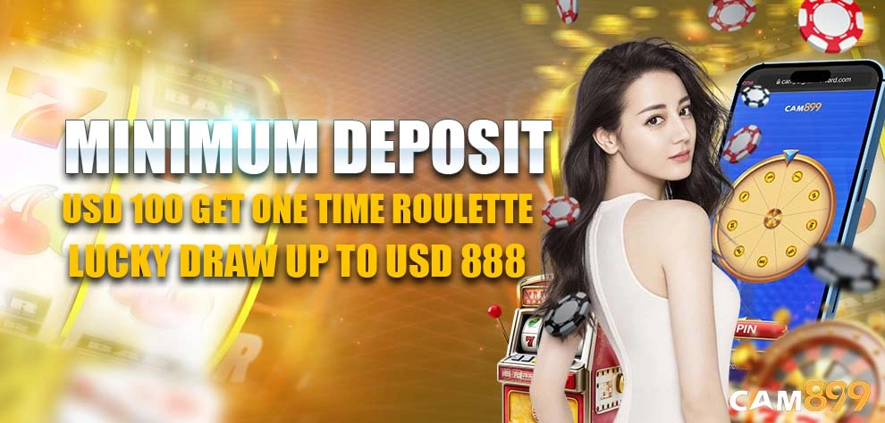 MINIMUM DEPOSIT USD 100 GET ONE TIME ROULETTE LUCKY DRAW UP TO USD 888!!