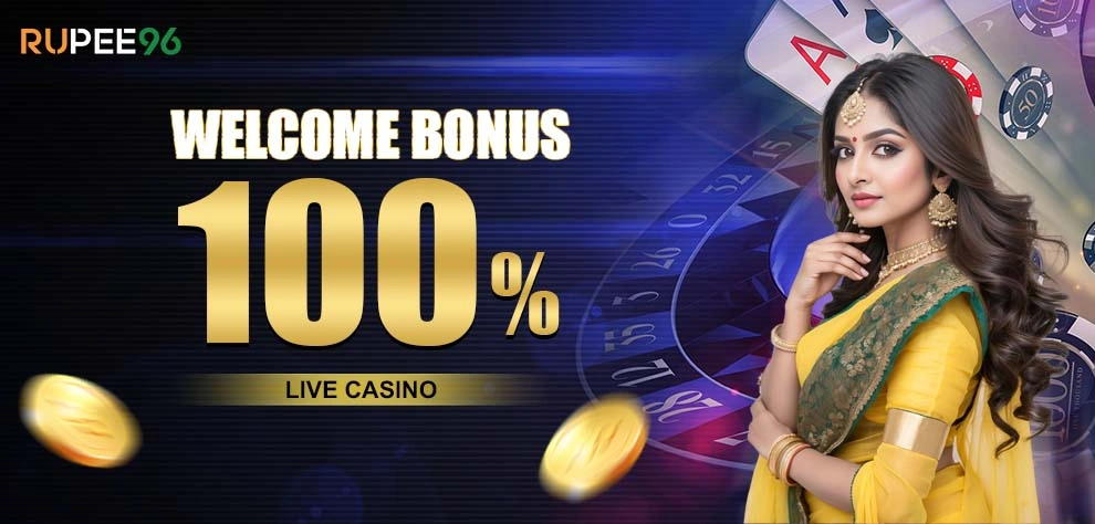 WELCOME BONUS 100% LIVE CASINO